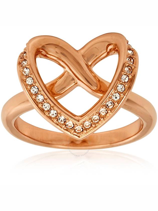 Swarovski Rose Gold Cupidon Ring- Size 55 - SWAROVSKI - BALAAN 3