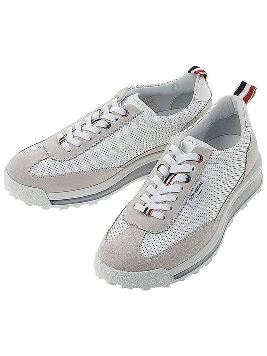 Tech Runner Sneakers MFD239 B05584 100 - THOM BROWNE - BALAAN 1