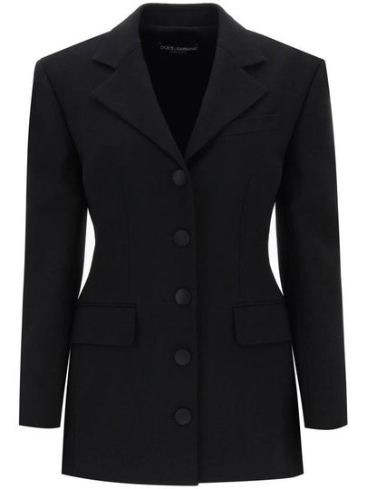 Virgin Wool Single Breasted Blazer F29XRTHUMTB - DOLCE&GABBANA - BALAAN 2