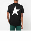 Star Collection Logo Short Sleeve T-Shirt Black - GOLDEN GOOSE - BALAAN 4