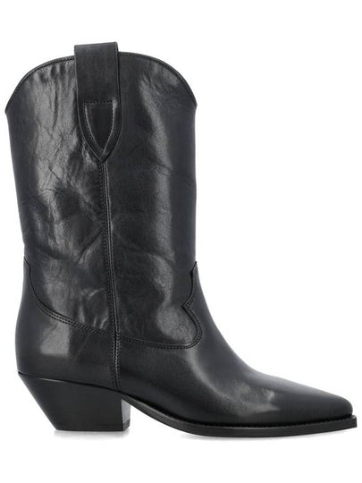 Duerto Ankle Middle Boots Black - ISABEL MARANT - BALAAN 2