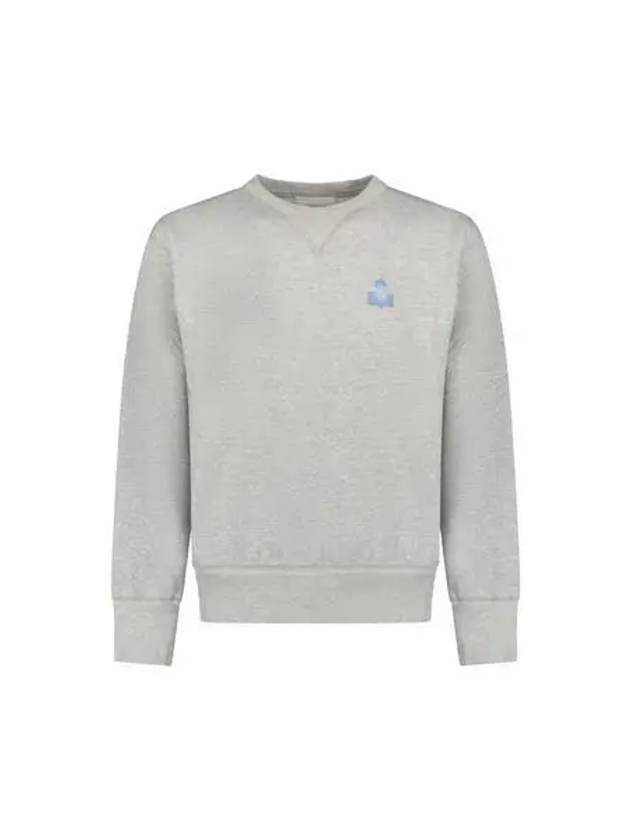 Mike Cotton Logo Sweatshirt Grey - ISABEL MARANT - BALAAN 2