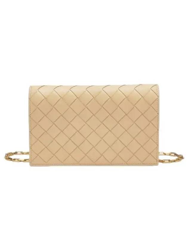 Mini Intrecciato Chain Cross Bag Porridge - BOTTEGA VENETA - BALAAN 1