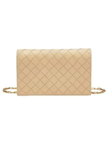 Mini Intrecciato Chain Cross Bag Porridge - BOTTEGA VENETA - BALAAN 1