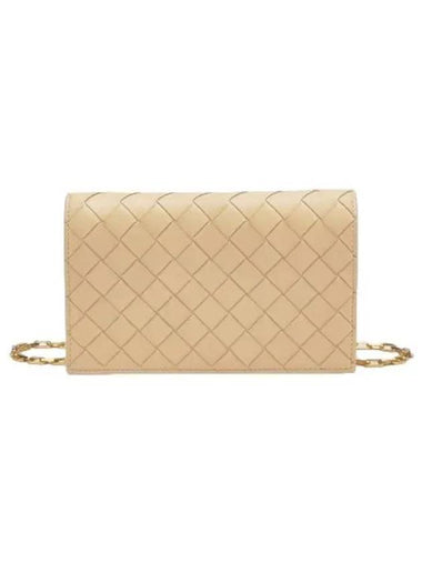 Mini Intrecciato Chain Cross Bag Porridge - BOTTEGA VENETA - BALAAN 1