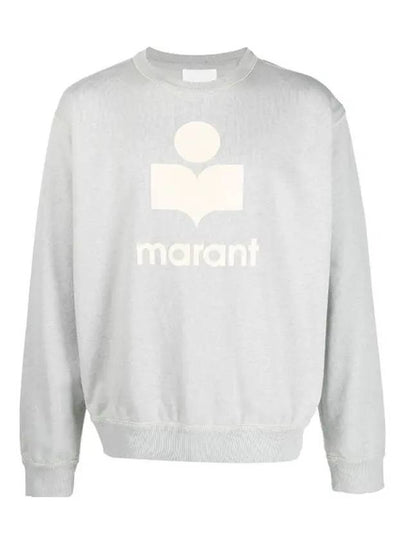 Mikoy Big Logo Cotton Sweatshirt Light Blue - ISABEL MARANT - BALAAN 2