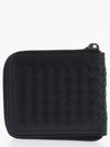 Intrecciato Half Wallet Black - BOTTEGA VENETA - BALAAN 3