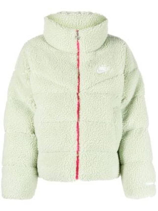 Thermafit City Power Down Shearling Jacket Green - NIKE - BALAAN 1