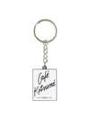 Café Kitsune Keyholder Silver - MAISON KITSUNE - BALAAN.