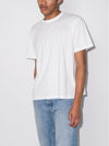 New Box Cotton Crew Neck Short Sleeve T-Shirt White - OUR LEGACY - BALAAN 3