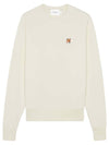 Fox Head Patch Adjusted Sweatshirt Ecru - MAISON KITSUNE - BALAAN 2