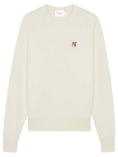 Fox Head Patch Adjusted Sweatshirt Ecru - MAISON KITSUNE - BALAAN 2