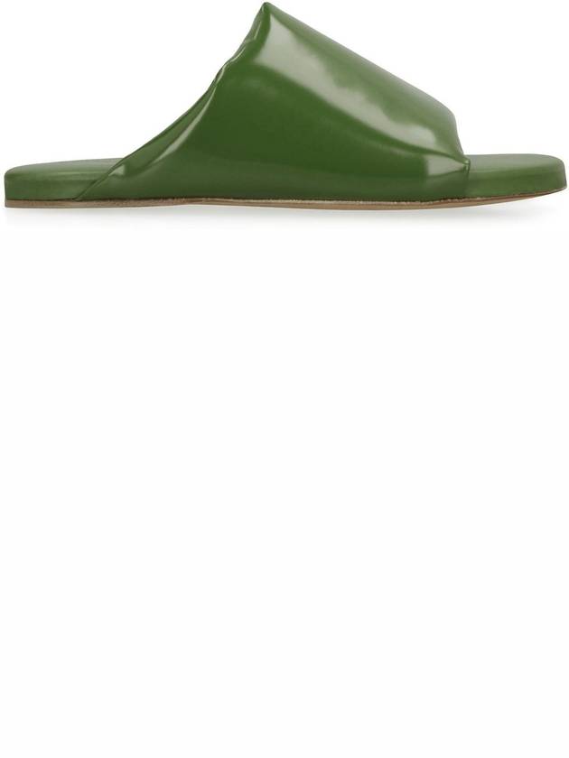 Cushion Slide Slippers Green - BOTTEGA VENETA - BALAAN 3