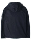 Stone Supima Cotton Hooded Jacket Navy 811510110 - STONE ISLAND - BALAAN 2