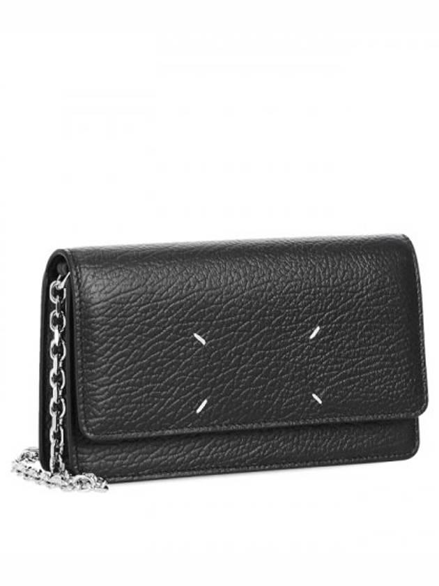 Stitch Large Chain Long Wallet Black - MAISON MARGIELA - BALAAN 4