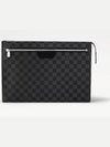 Pochette 24H Damier Pouch Bag Graphite - LOUIS VUITTON - BALAAN 6