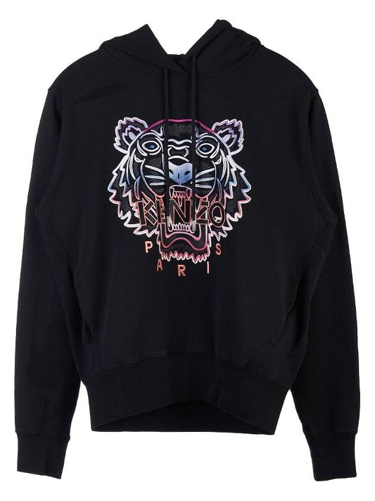 tiger logo hooded top - KENZO - BALAAN.