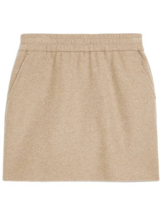 Onagro Mini A Line Skirt Beige - MAX MARA - BALAAN 2