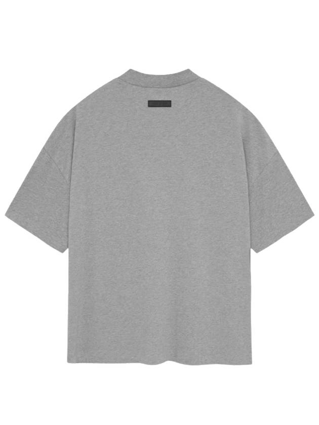 Fear of God Essential Patch Logo T Shirt Dark Oatmeal - FEAR OF GOD ESSENTIALS - BALAAN 2