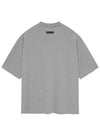 Patch Logo T Shirt Dark Oatmeal Men - FEAR OF GOD ESSENTIALS - BALAAN 3