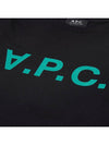 VPC Logo Organic Cotton Short Sleeve T-Shirt Black - A.P.C. - BALAAN 5