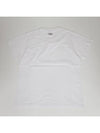 Embroidered Back Logo Cotton Short Sleeve T-Shirt White - CHLOE - BALAAN 3