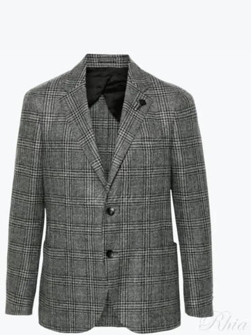 IV528AEIVSF63505 930NE Wool Check Jacket - RVR LARDINI - BALAAN 1