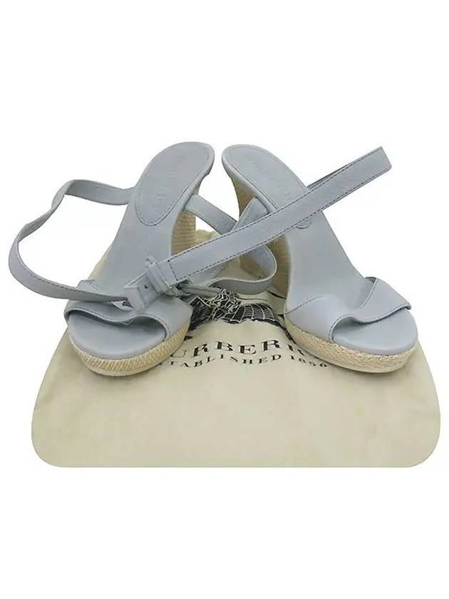 Smith Market used luxury goods gray sandals women s shoes - BURBERRY - BALAAN 1