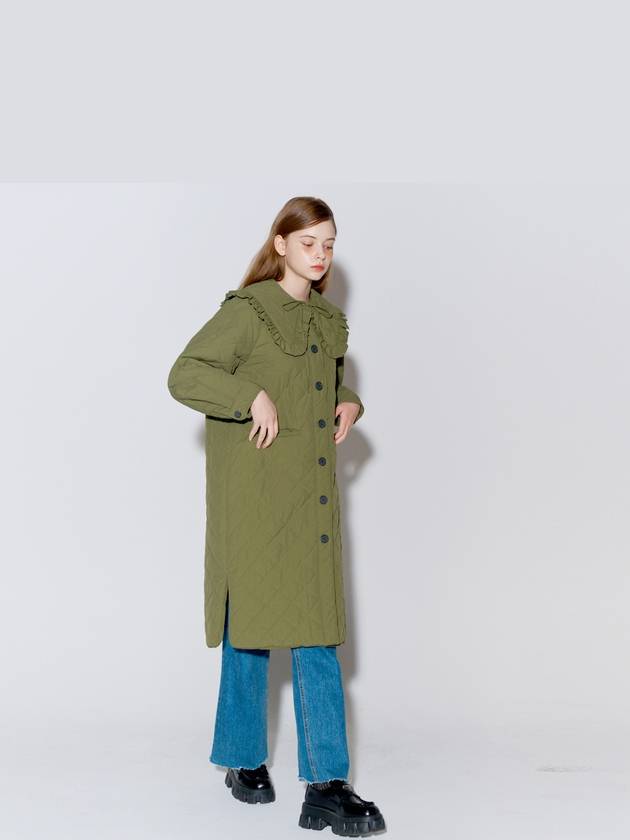 SAILOR KARA QUILTED COAT KHAKI - OPENING SUNSHINE - BALAAN 4