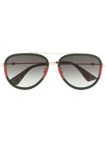 gradient pilot frame sunglasses GG0062S003 - GUCCI - BALAAN 1