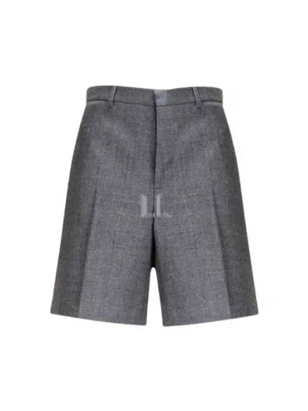 Wool Shorts Grey - GUCCI - BALAAN 2