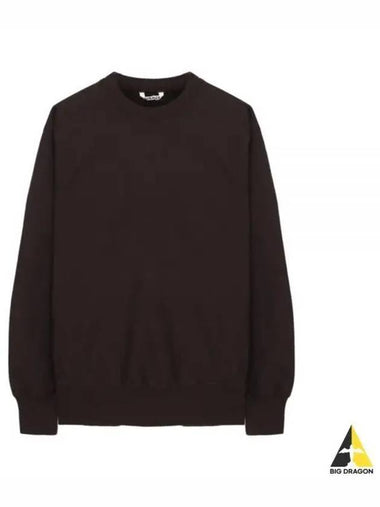 HIGH COUNT HEAVY SWEAT PO A22AP05HU DARK BROWN sweatshirt - AURALEE - BALAAN 1