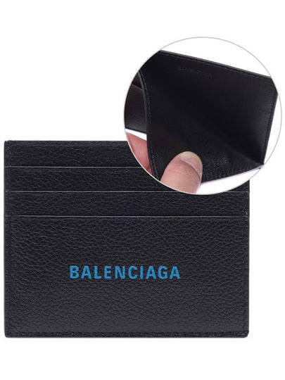 Logo Print Leather Card Wallet - BALENCIAGA - BALAAN 2