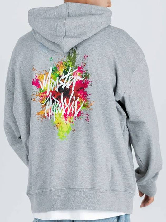 Painting Psycho Pink Hoodie Gray - MONSTER REPUBLIC - BALAAN 2