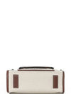 Mini Two-Tone Canvas and Leather Freya Tote Bag Natural Tan - BURBERRY - BALAAN 5