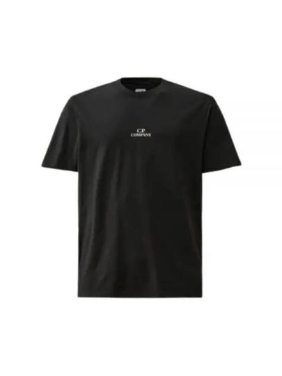 30/1 Jersey Graphic Short Sleeve T-Shirt Black - CP COMPANY - BALAAN 2