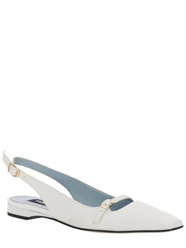 'Ninon' Beige Slingback Ballet Shoes In Leather Woman - CAREL - BALAAN 2