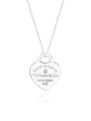 Heart Tag Pendant Necklace Silver - TIFFANY & CO. - BALAAN 1