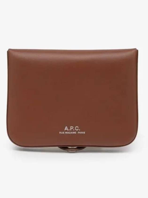 Josh Leather Coin Wallet Hazelnut - A.P.C. - BALAAN 2