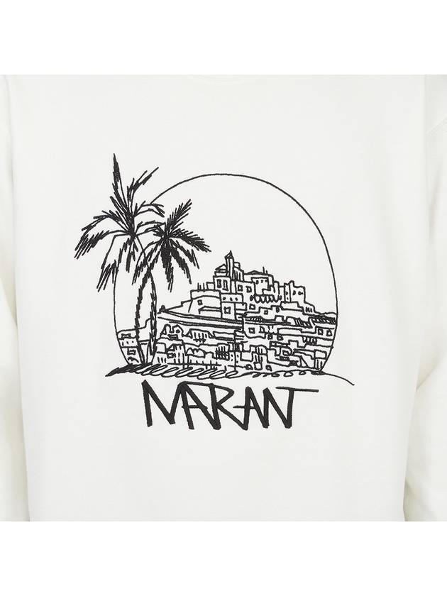 Mikoi Logo Sweatshirt White - ISABEL MARANT - BALAAN 9