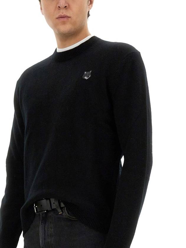 Fox Head Knit Top Black - MAISON KITSUNE - BALAAN 11