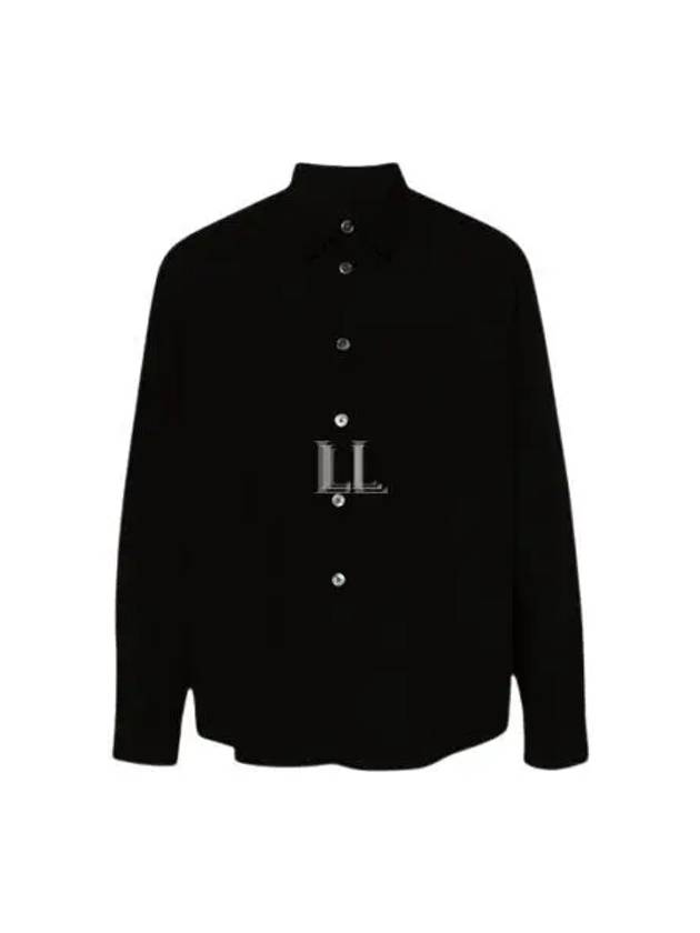 Beyond Liquid Poplin Long Sleeve Shirt Black - OUR LEGACY - BALAAN 2