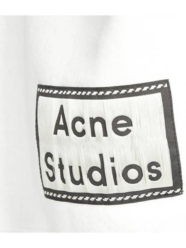 Back Label Sweatshirt White - ACNE STUDIOS - BALAAN 5