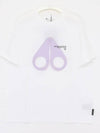 Maurice Logo Print Short Sleeve T-Shirt White - MOOSE KNUCKLES - BALAAN 3