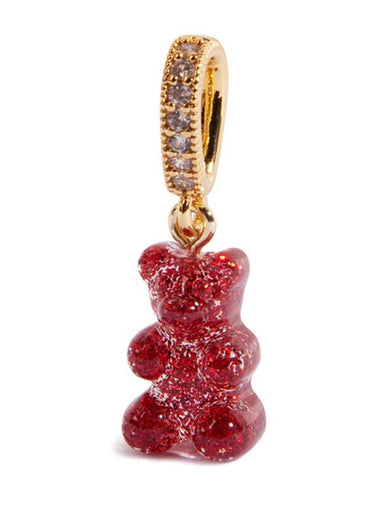 Nostalgia PAVE PENDANT PAVE CONNECTOR RED VELVET - CRYSTAL HAZE - BALAAN 1