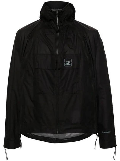 Metropolis Series Pertex Bloom Hooded Jacket Black - CP COMPANY - BALAAN 2