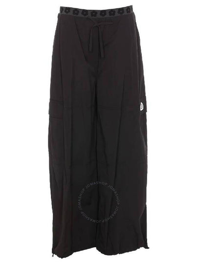 Drawstring Cargo Straight Pants Black - KENZO - BALAAN 2