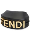 Fendigraphy Leather Small Tote Bag Black - FENDI - BALAAN 5