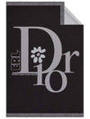 ERL Logo Blanket Muffler Black - DIOR - BALAAN 2