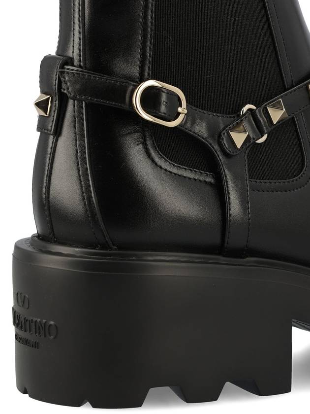 Valentino Garavani Boots Black - VALENTINO - BALAAN 4